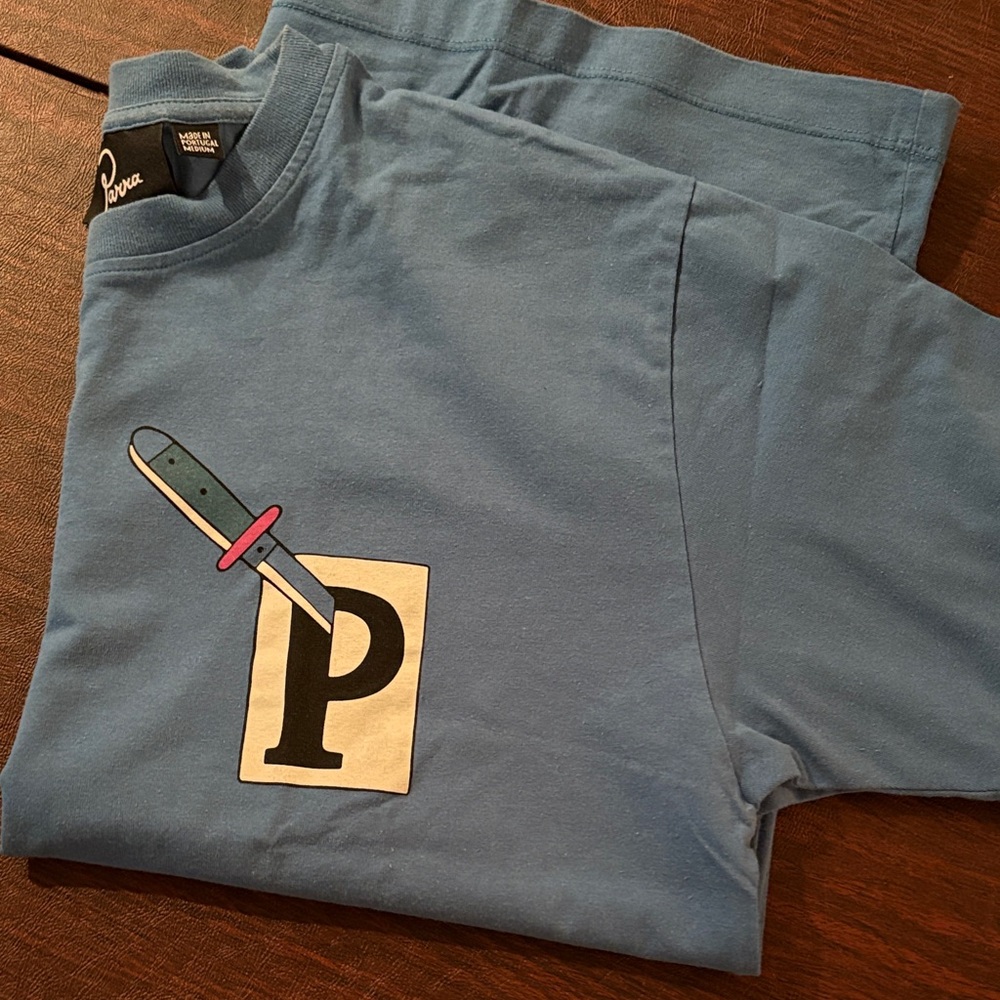 PARRA Blue Graphic Tee